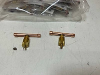 Ite mv8414 t-koppeling soldeer 1/4" + schraderventiel 1/4" (50x) - afbeelding 5 van  5