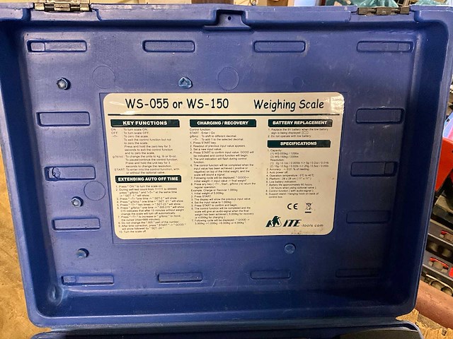 Ite ws-150 weegschaal - afbeelding 3 van  5