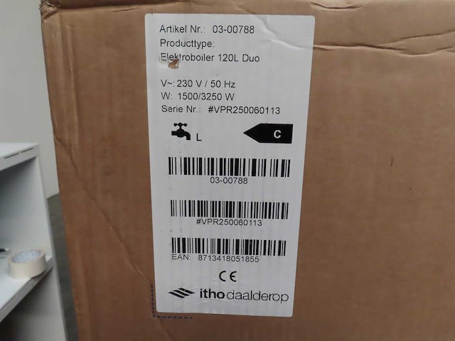Itho daalderop - duo - elektrische boiler 120l - afbeelding 4 van  4