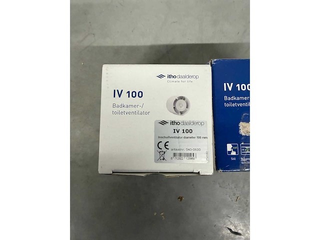 Itho daalderop - iv 100 - badkamer-/toiletventilator, inschuifventilator 100 mm (2x) - afbeelding 2 van  2