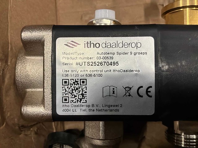 Itho daalderop autotemp spider 9 groeps vloerverwarmingsverdeler - afbeelding 5 van  5
