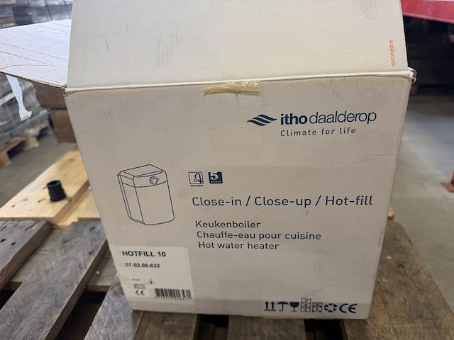 Itho daalderop close-in 10 liter hotfill elektrische keukenboiler 500 w (5-80°c) - afbeelding 3 van  4