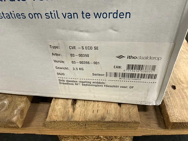 Itho daalderop cve eco rft centrale ventilatie-eenheid (4x) - afbeelding 7 van  7