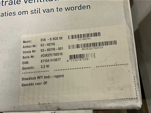 Itho daalderop cve-s eco se ventilatie eenheid - afbeelding 3 van  3