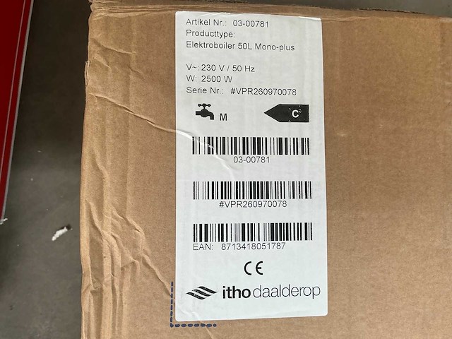 Itho daalderop mono-plus 50l 03-00781 elektroboiler - afbeelding 4 van  4