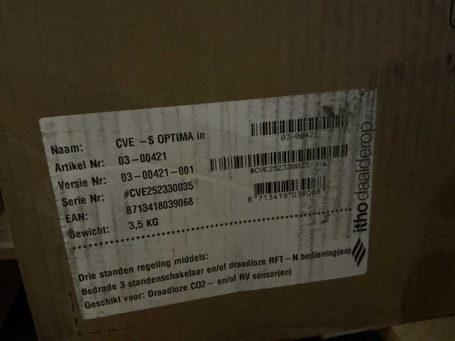 Itho daalderop optima inside mechanise ventilatie - afbeelding 2 van  2