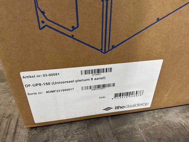 Itho daalderop universeel plenum demandflow / qualityflow - 8 aansluitingen - afbeelding 6 van  6