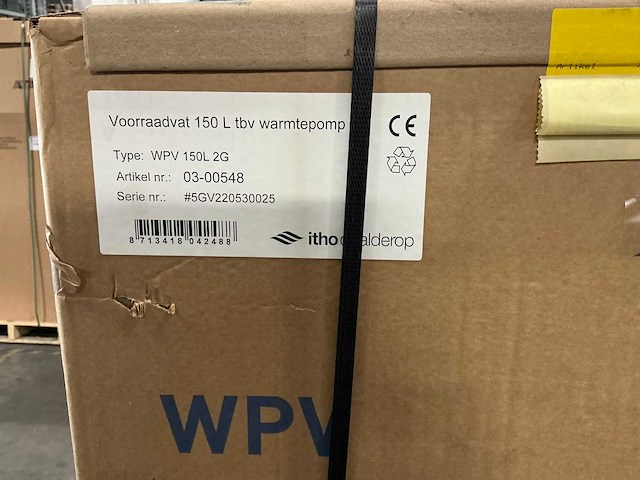 Itho daalderop wpv 150 2g warmtepomp voorraadvat - afbeelding 7 van  7