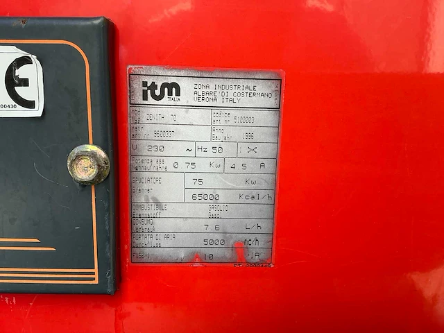 Itm zenith 70 heteluchtkanon - afbeelding 5 van  13