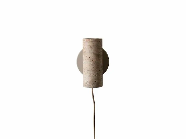 It's about romi travertine wall lamp 10x12x17cm (6x) - afbeelding 1 van  2