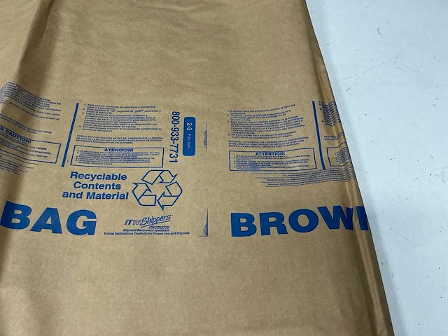 Itw - shippers brown bag stuwpak ladingzekering (16x) - afbeelding 5 van  6