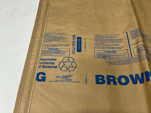 Itw - shippers brown bag stuwpak ladingzekering (26x) - afbeelding 3 van  6