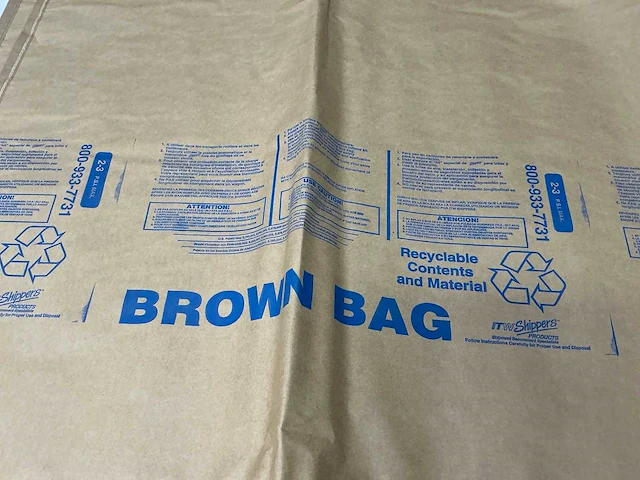 Itw - shippers brown bag stuwpak ladingzekering (26x) - afbeelding 4 van  6