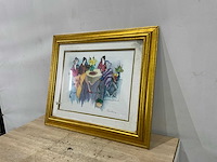 Itzchak tarkay - aquarel blissful moments - afbeelding 1 van  6
