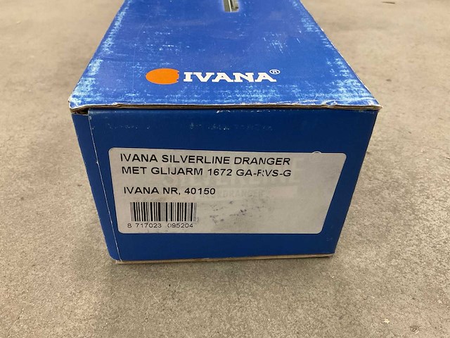 Ivana silverline 1672 ga-rvs-g 40150 deurdranger met glijarm - afbeelding 3 van  3