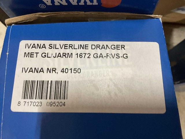 Ivana silverline ga-rvs-g 1672 deurdranger met glijarm (2x) - afbeelding 2 van  2