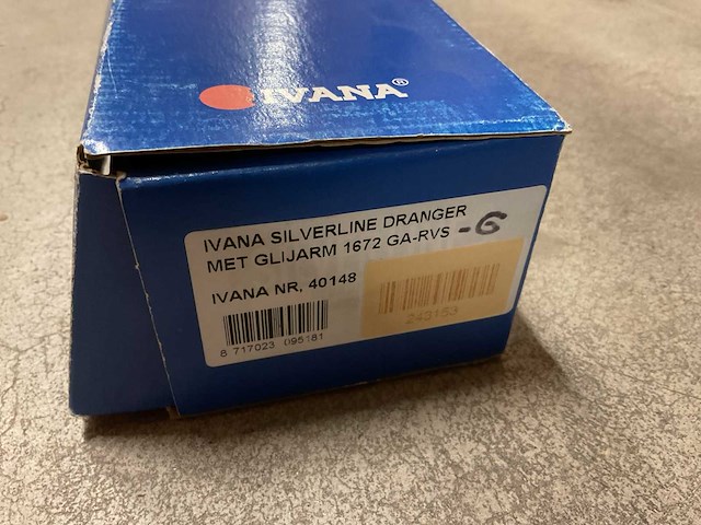 Ivana silverline ga-rvs-g 1672 deurdranger met glijarm - afbeelding 2 van  2