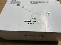 Ivar rond rozet deurbeslag (18x) - afbeelding 3 van  3