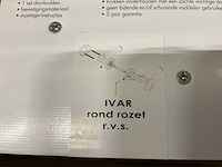 Ivar rond rozet deurkruksets (218x) - afbeelding 4 van  4