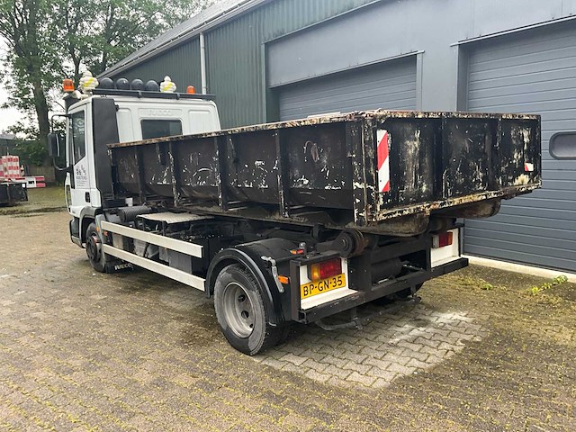 Iveco - 2004 - eurocargo 80e18 - container vrachtwagen met kabelsysteem - afbeelding 2 van  19