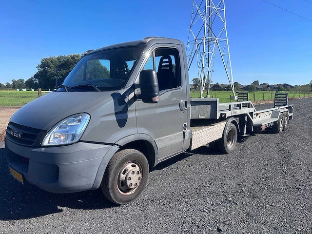 Iveco - daily - 40c18 300 be trekker - 21-vtj-5 + veldhuizen machine transporter og-04-zx - afbeelding 12 van  19