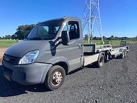 Iveco - daily - 40c18 300 be trekker - 21-vtj-5 + veldhuizen machine transporter og-04-zx - afbeelding 12 van  19