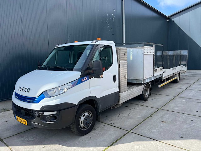 Iveco - daily 50c14n - max 11900 kg samenstel - bedrijfswagen - coxx oplegger - cng - 2019 - afbeelding 1 van  50