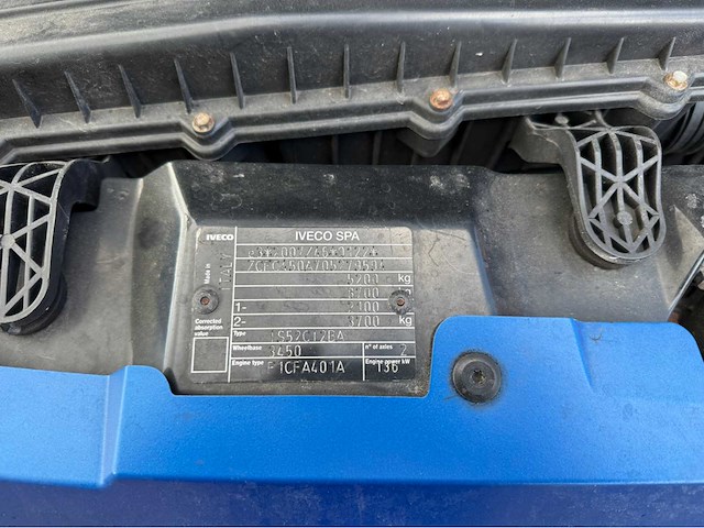 Iveco - daily 50c14n - max 11900 kg samenstel - bedrijfswagen - coxx oplegger - cng - 2019 - afbeelding 29 van  50
