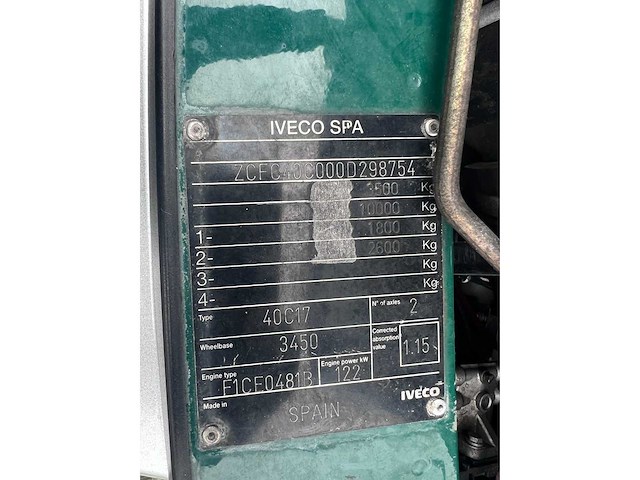 Iveco - daily + veldhuizen - 40c17 345 dc - bedrijfswagen - afbeelding 19 van  30