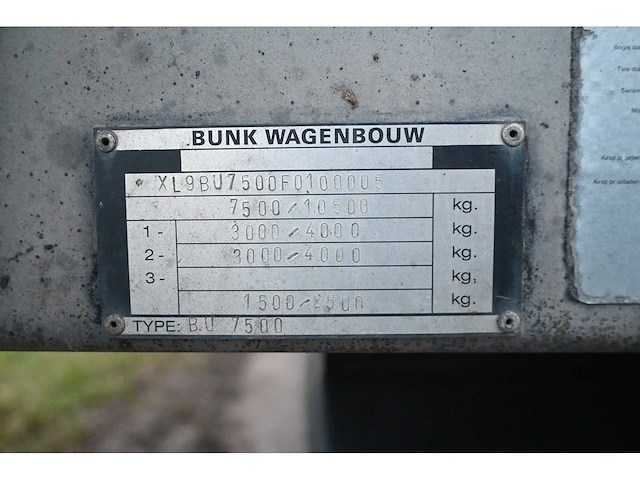 Iveco daily 35c17 300 be-trekker met bunk bu7500 - 10 meter trailer - afbeelding 20 van  44