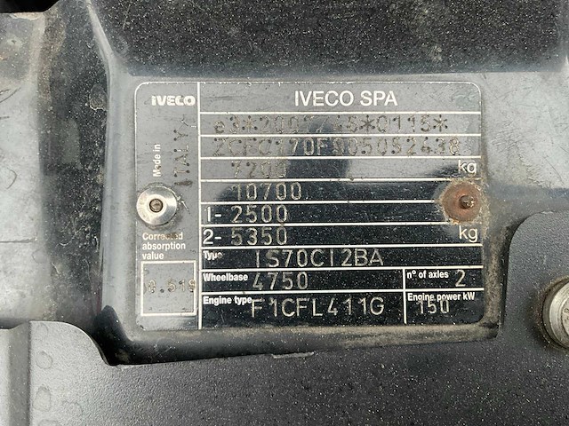 Iveco daily 72-210 bedrijfswagen - afbeelding 32 van  34