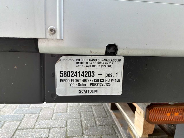 Iveco daily scattolini open laadbak 4922x2130mm - afbeelding 2 van  18