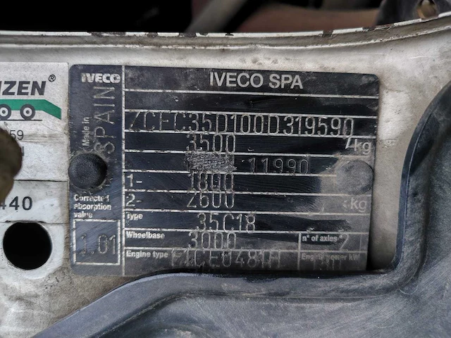 Iveco p33-1 daily be combi clixtar bedrijfswagen - afbeelding 4 van  12