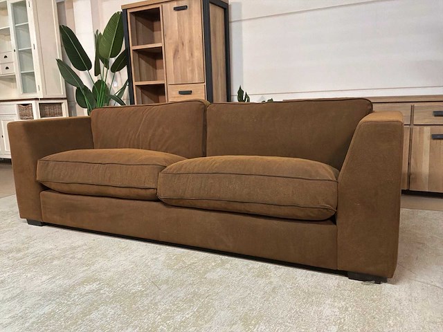 Ivory leren bankstel - afbeelding 1 van  11