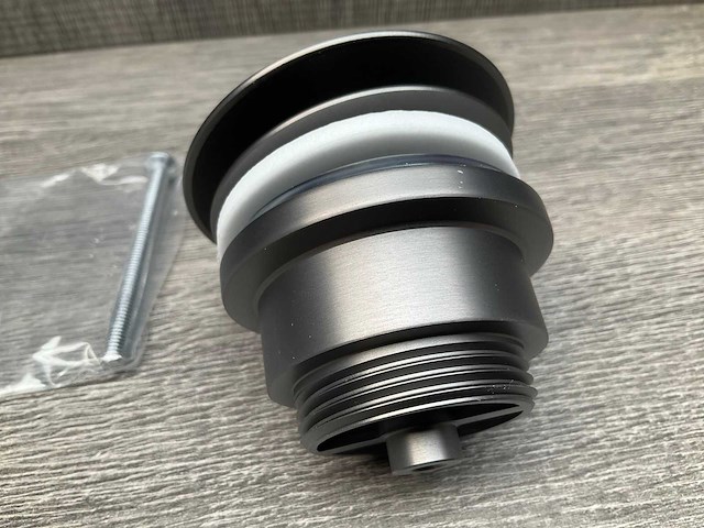 Ivy 6901706 design afvoerplug geborsteld gunmetal pvd - afbeelding 5 van  5