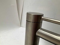 Ivy bond wastafelmengkraan laag model geborsteld nikkel - afbeelding 6 van  7