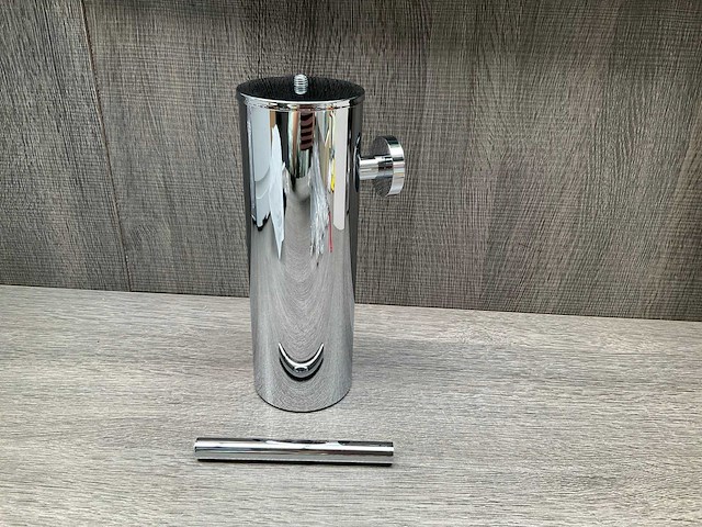 Ivy toiletborstelgarnituur wand model chroom 6500651 - afbeelding 6 van  8