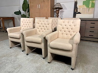 Ivy verrijdbare eetkamerstoel (6x)