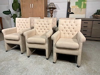 Ivy verrijdbare eetkamerstoel (6x) - afbeelding 3 van  9