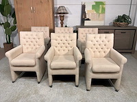 Ivy verrijdbare eetkamerstoel (6x) - afbeelding 4 van  9