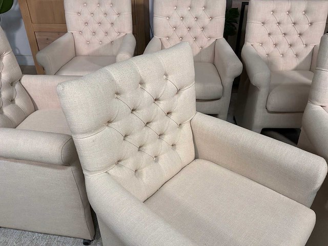 Ivy verrijdbare eetkamerstoel (6x) - afbeelding 8 van  9