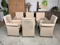 Ivy verrijdbare eetkamerstoel (6x) - afbeelding 9 van  9