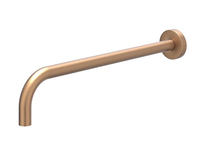 Ivy wandarm 40cm geborsteld mat koper pvd 6901555 - afbeelding 1 van  5