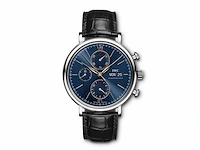 Iwc portofino chronograph | iw391036 | blue dial | unworn | 2026 - afbeelding 1 van  1
