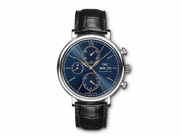 Iwc portofino chronograph | iw391036 | blue dial | unworn | 2026 - afbeelding 1 van  1