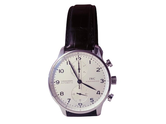 Iwc portugieser chronograph iw371446 automatisch herenhorloge - afbeelding 1 van  20