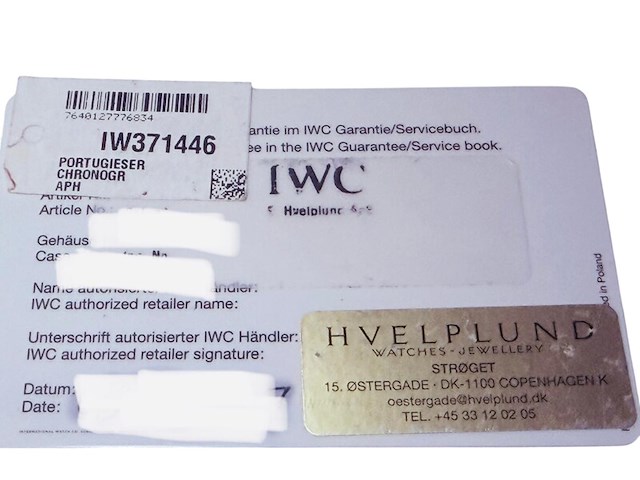 Iwc portugieser chronograph iw371446 automatisch herenhorloge - afbeelding 12 van  20