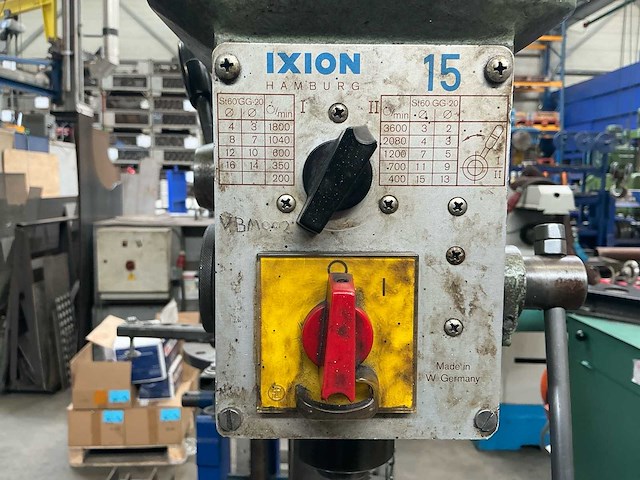Ixion - btb 45 sto - industriële kolomboormachine - afbeelding 7 van  11