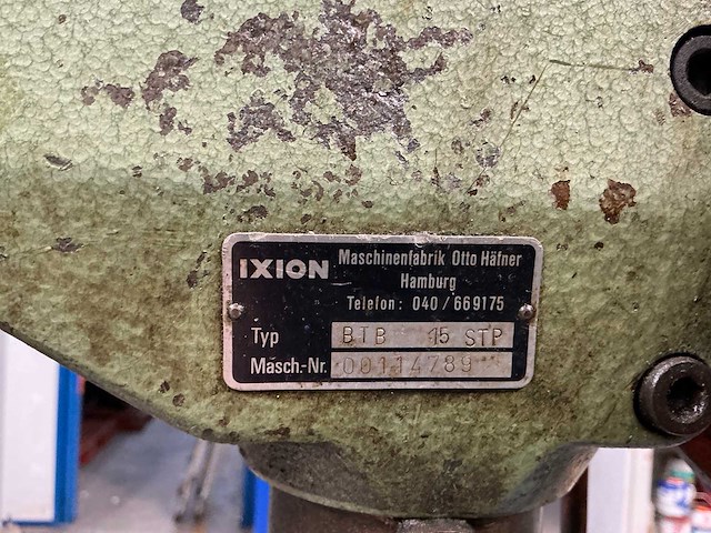 Ixion - btb 45 sto - industriële kolomboormachine - afbeelding 9 van  11