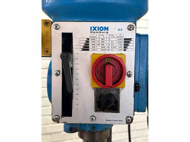 Ixion bs 23 av kolomboormachine - afbeelding 6 van  7